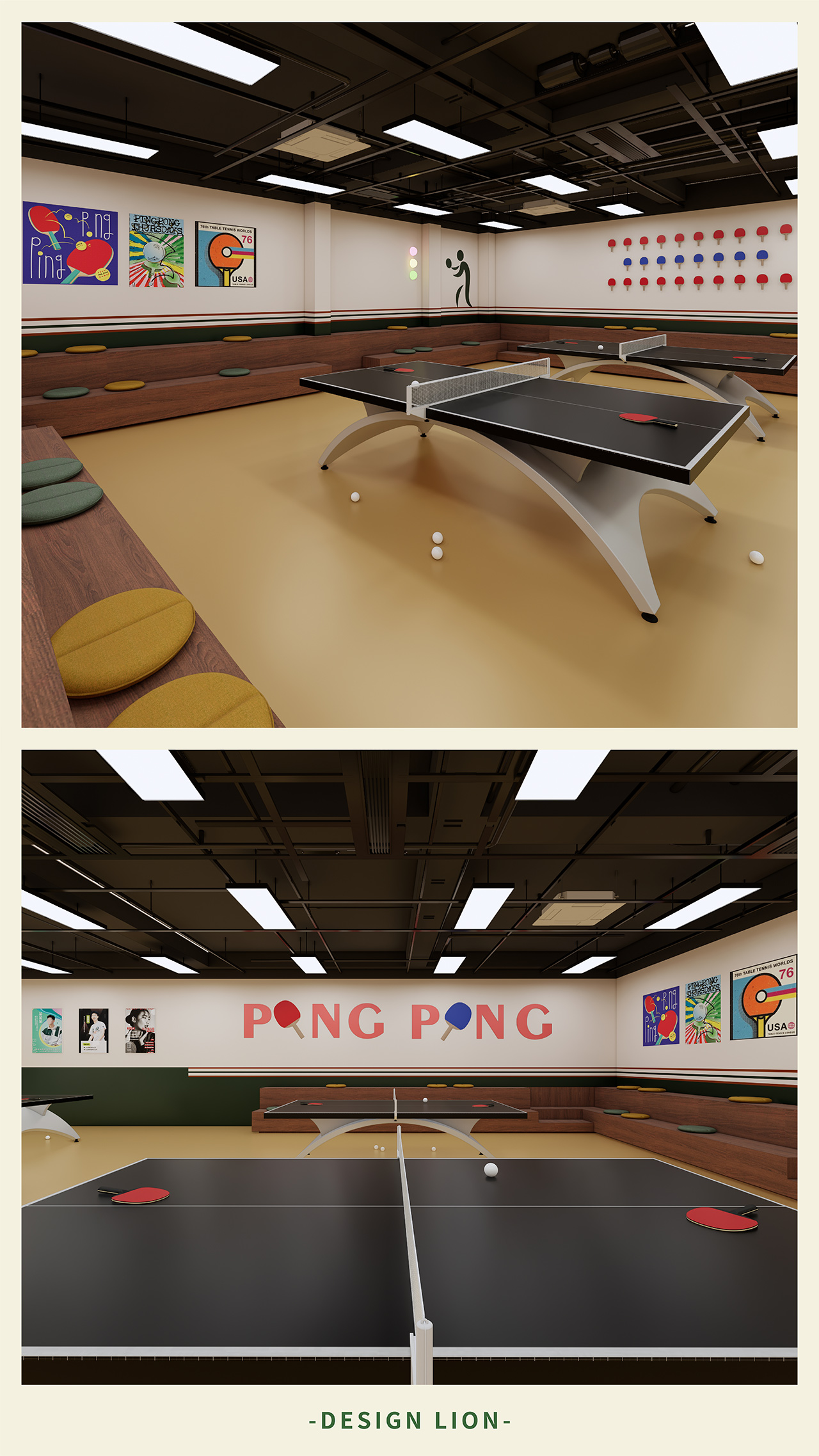 Stronglili Table Tennis Hall Interior View 2