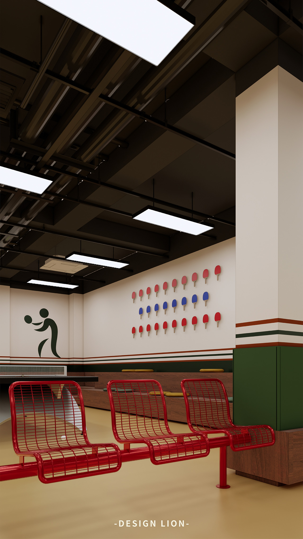 Stronglili Table Tennis Hall Interior View 8