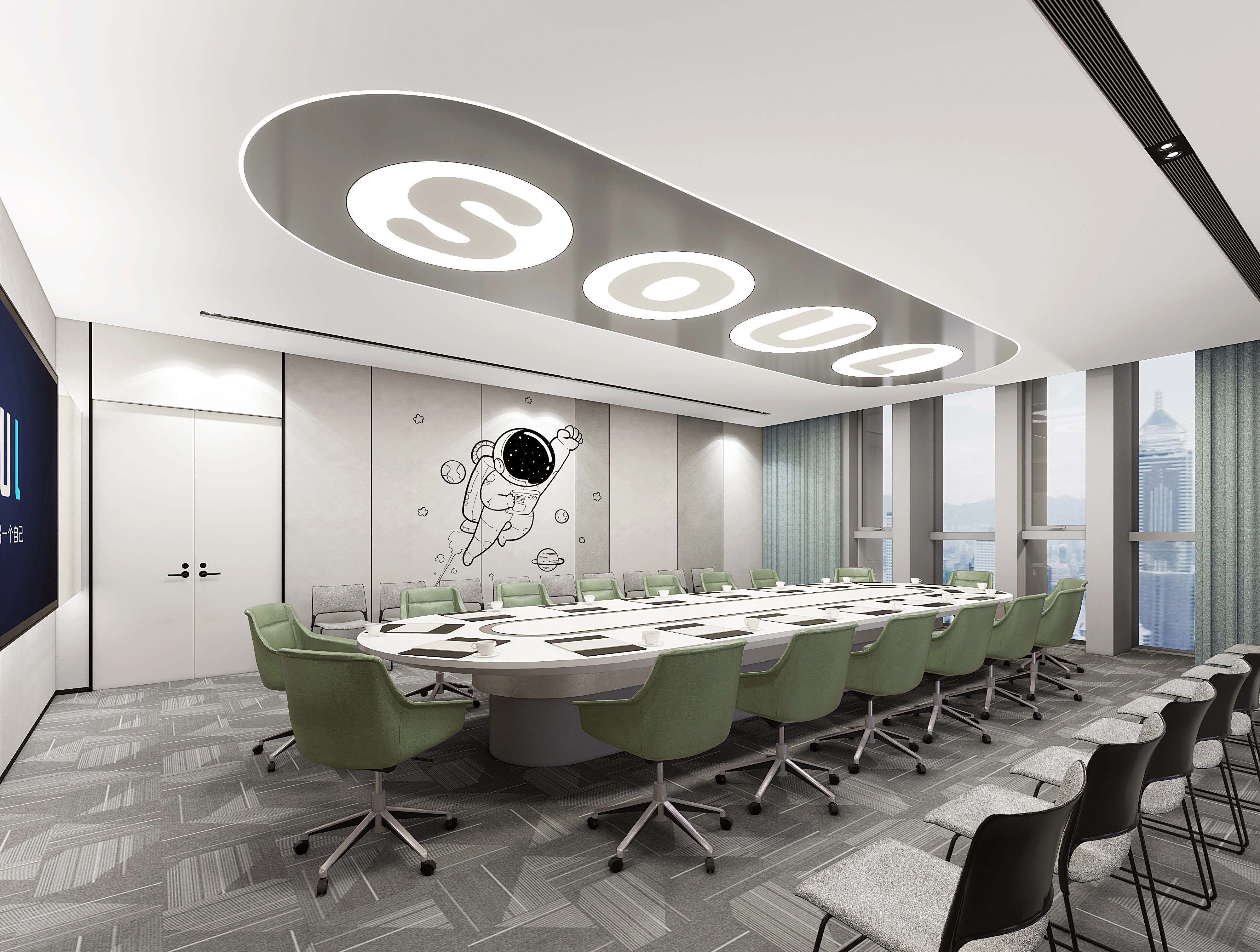 SOUL Modern Office Interior View 5