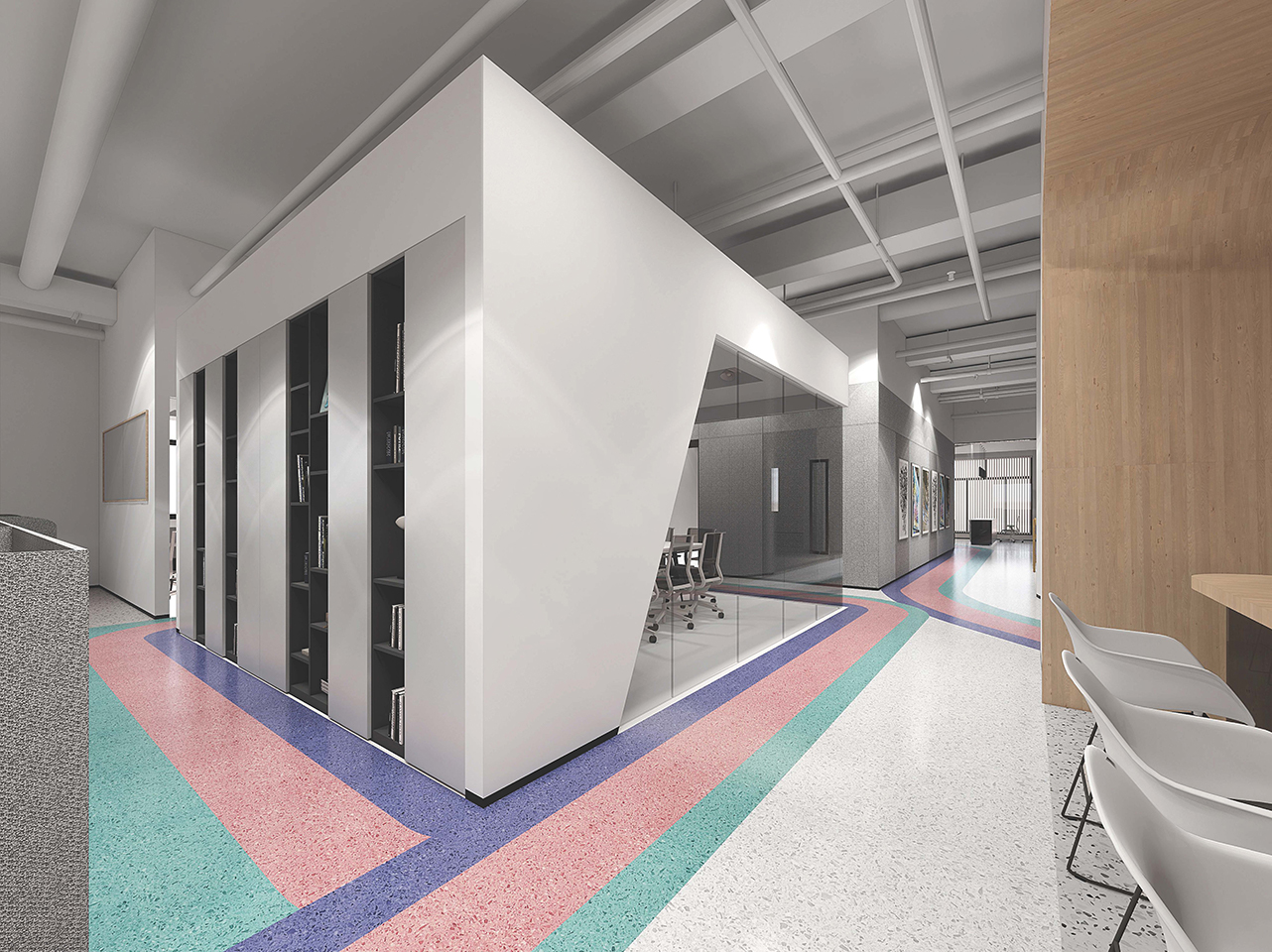 Yuanzhi Future Office + Showroom Interior View 2